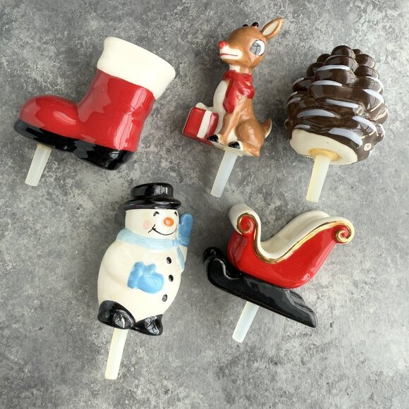 11 NORA FLEMING Minis Lot + Storage Display Box Christmas Halloween Zombie Hand - Picture 4 of 10